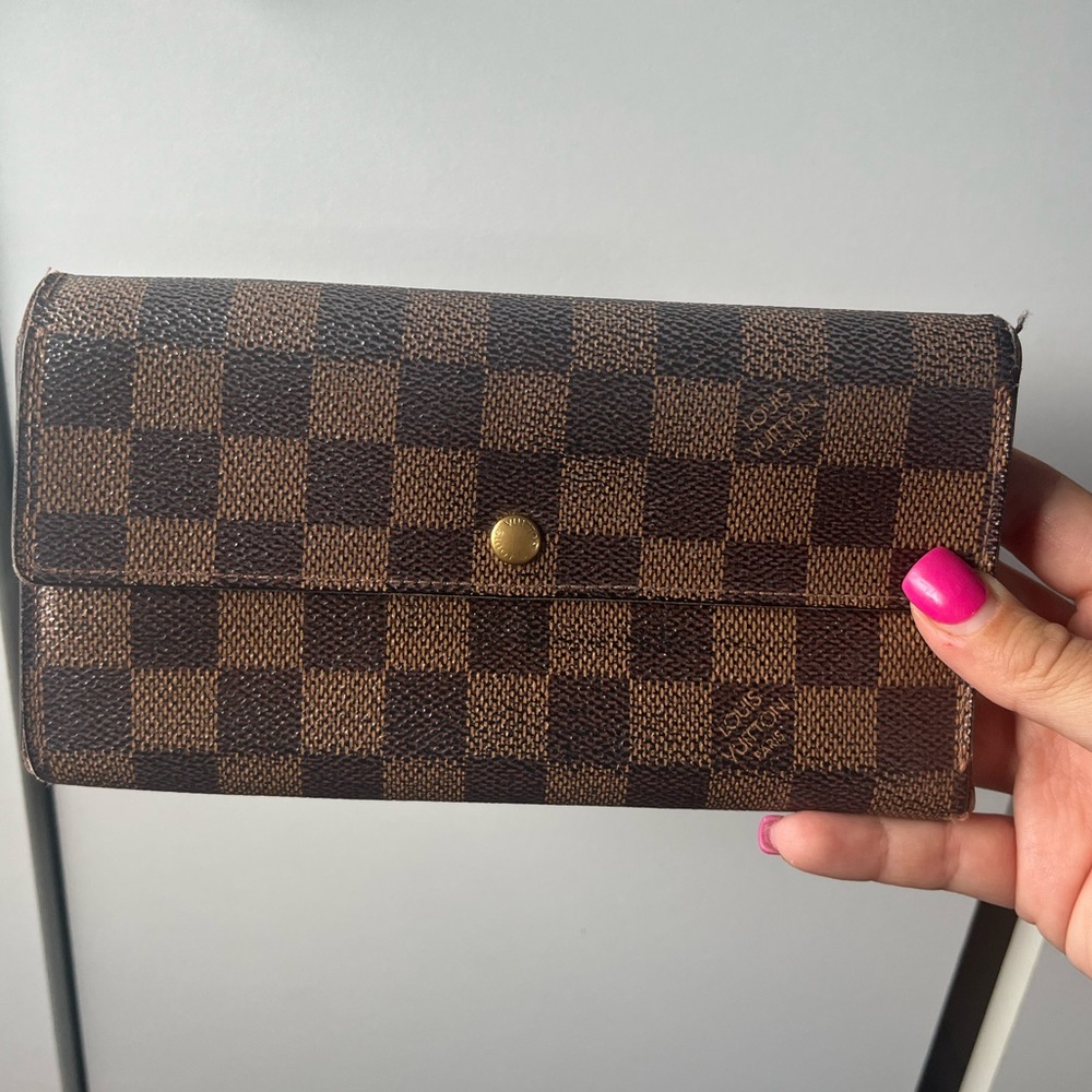 Louis Vuitton Damier Ebene Long Wallet